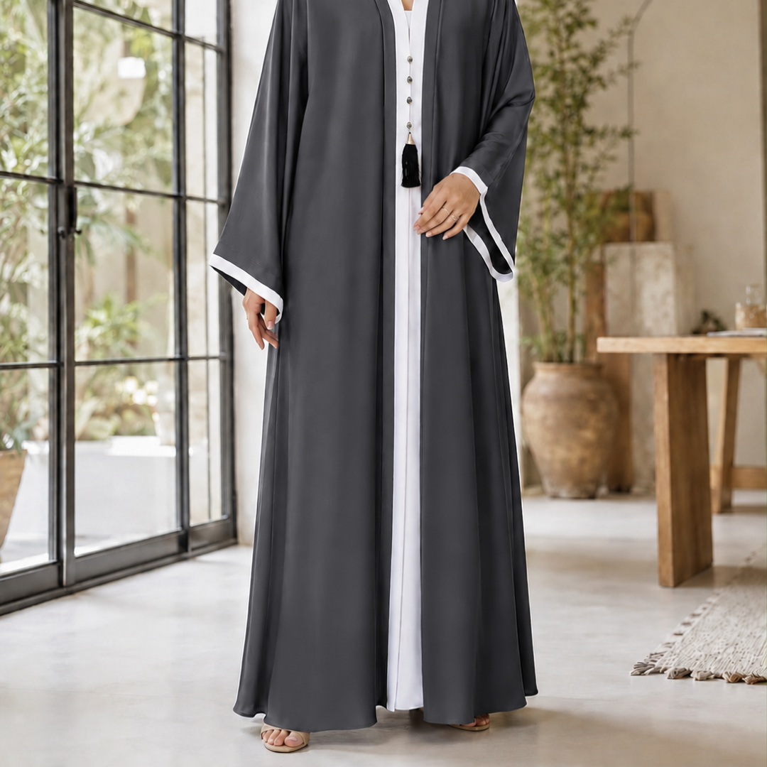 Modern Abaya - Gray