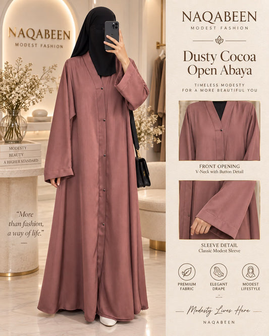 Dusty Cocoa Open Front