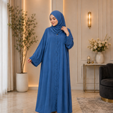 Pintex Abaya - Blue