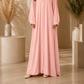 Plain Abaya - Pink