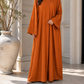 Plain Abaya - Bold Orchid