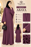 Plain Abaya - Mauve
