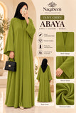 Plain Abaya - Olive Green