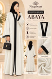 Plain Abaya - White & Black