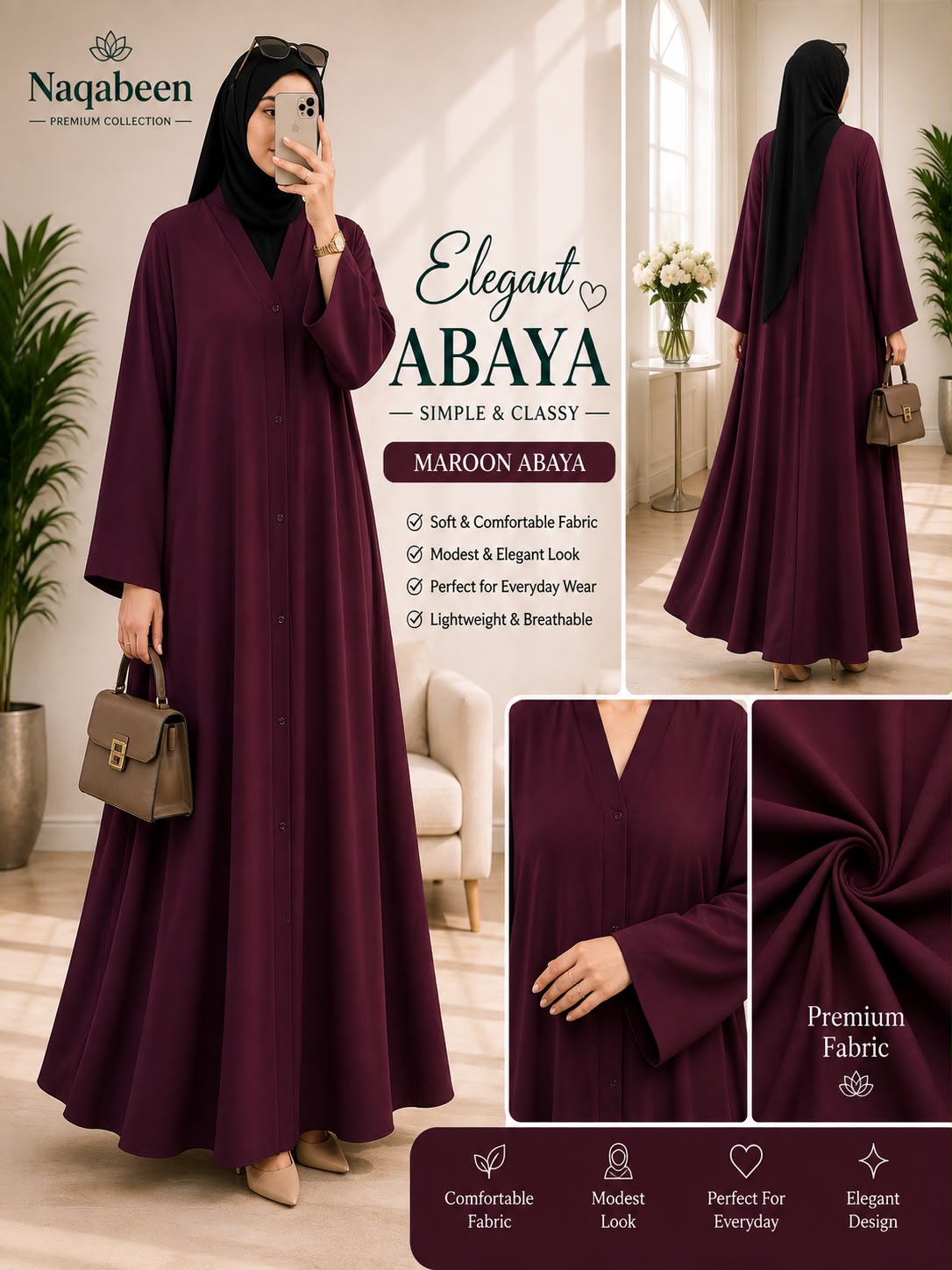 Plain Abayas