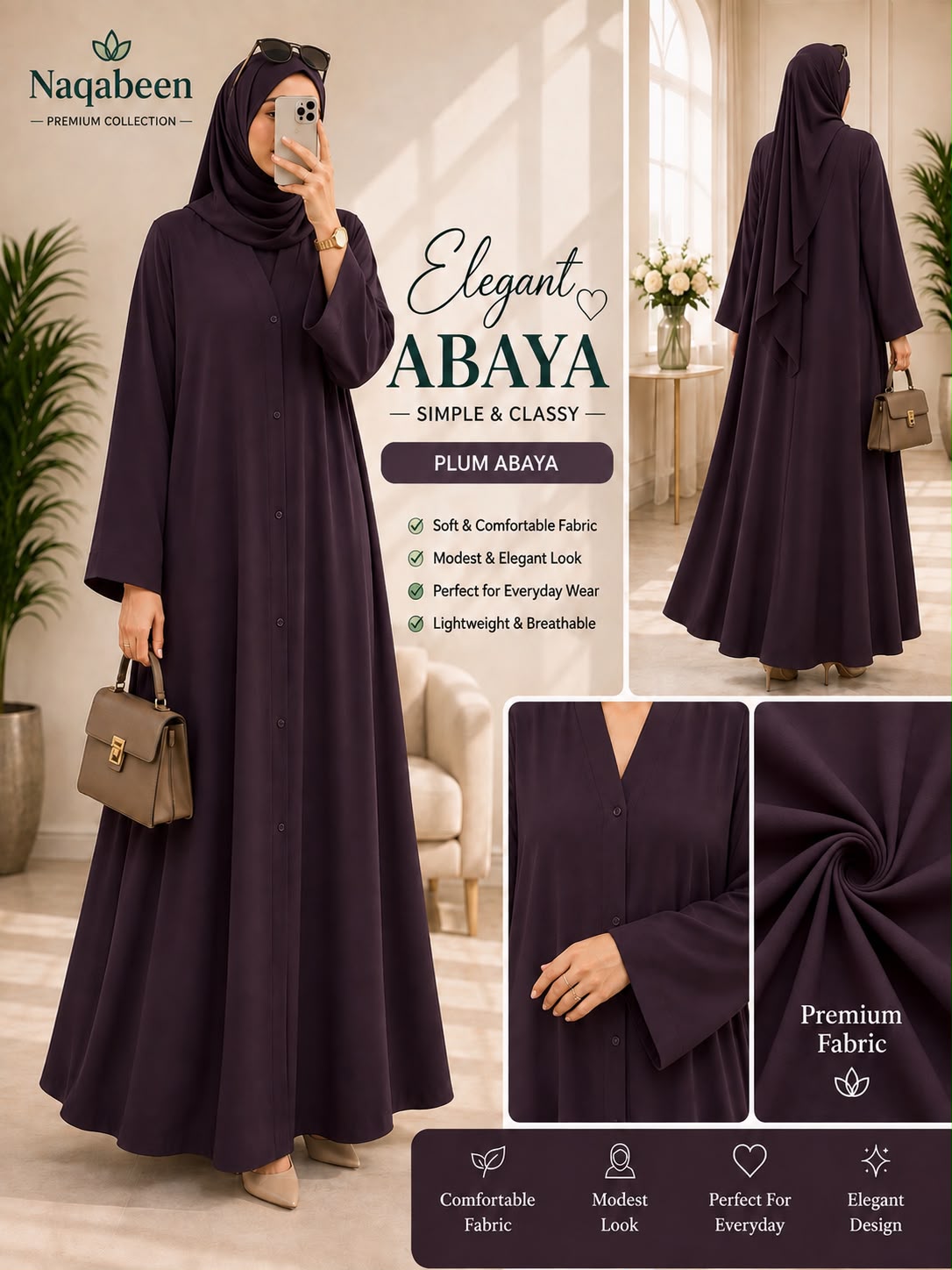 Plain Abayas