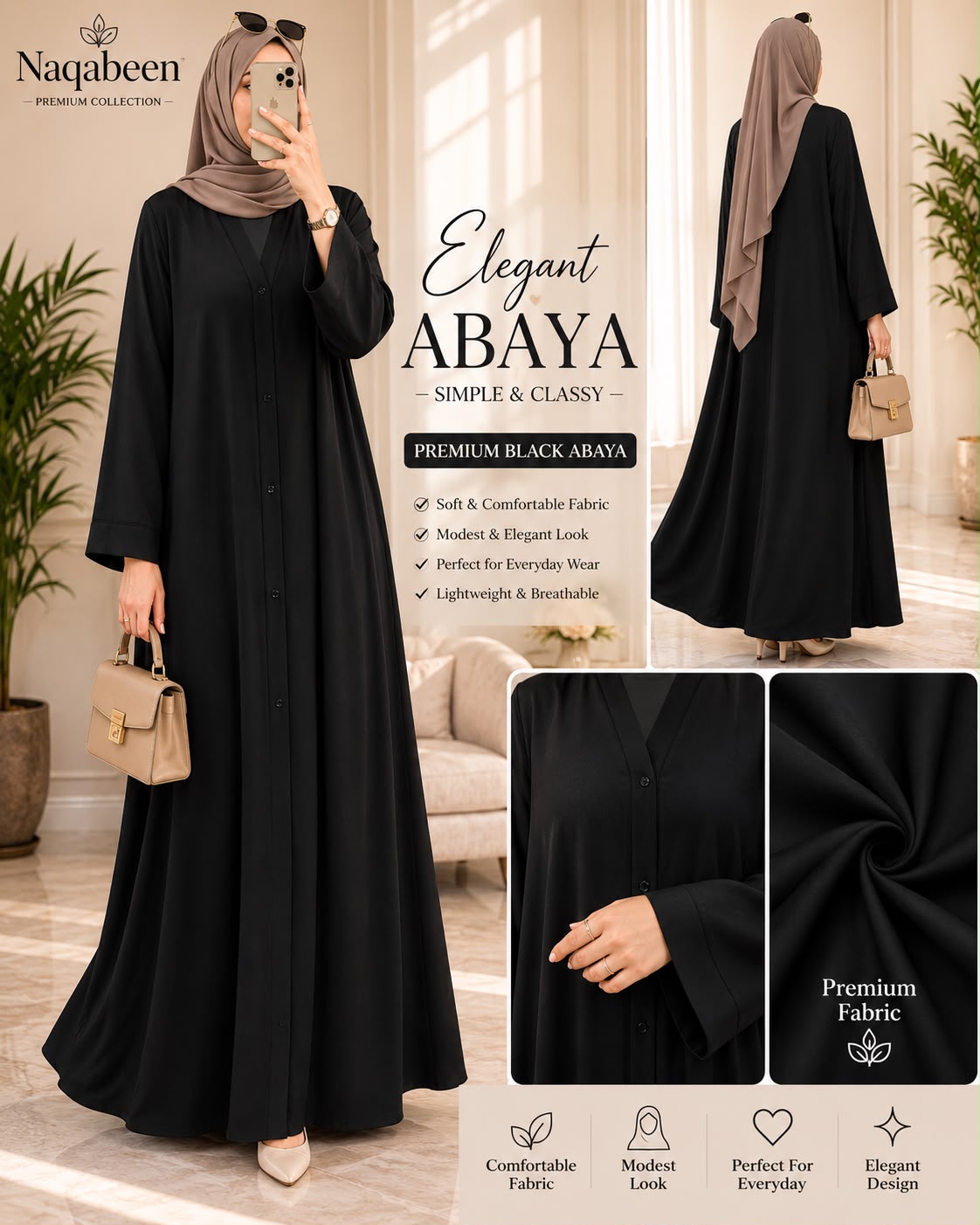 Plain Abayas