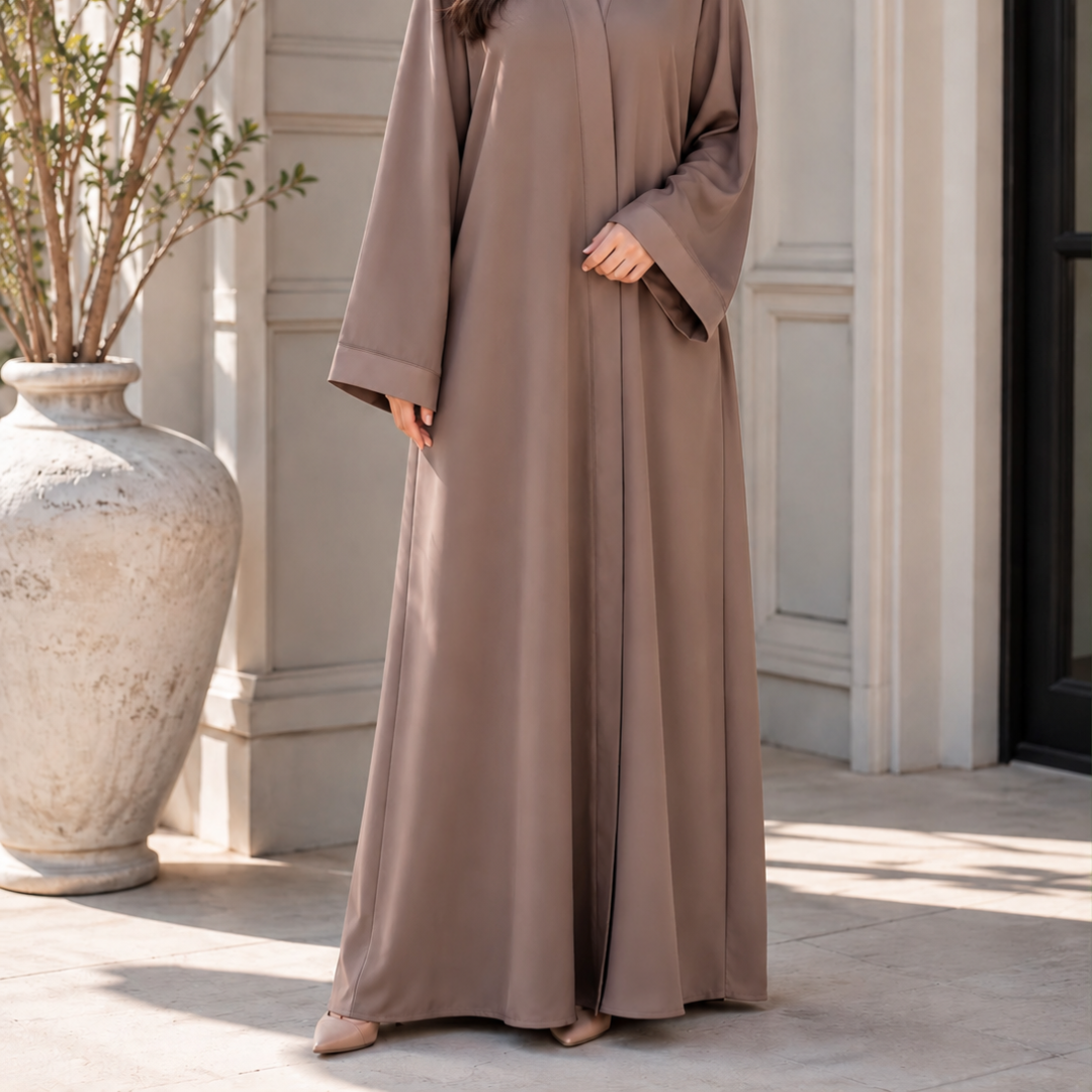 Premium Abaya - Dusty Rose