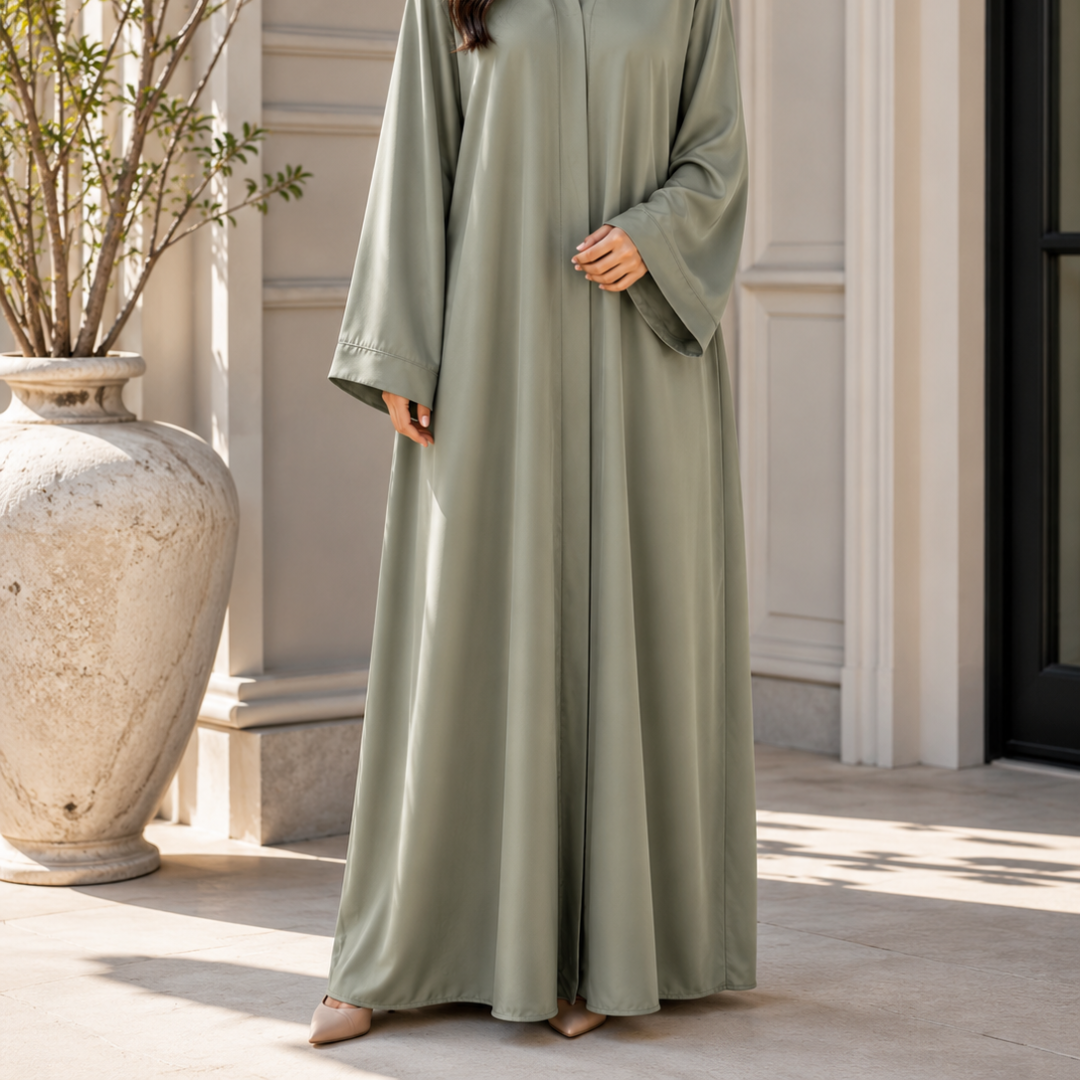 Premium Abaya - Light Olive