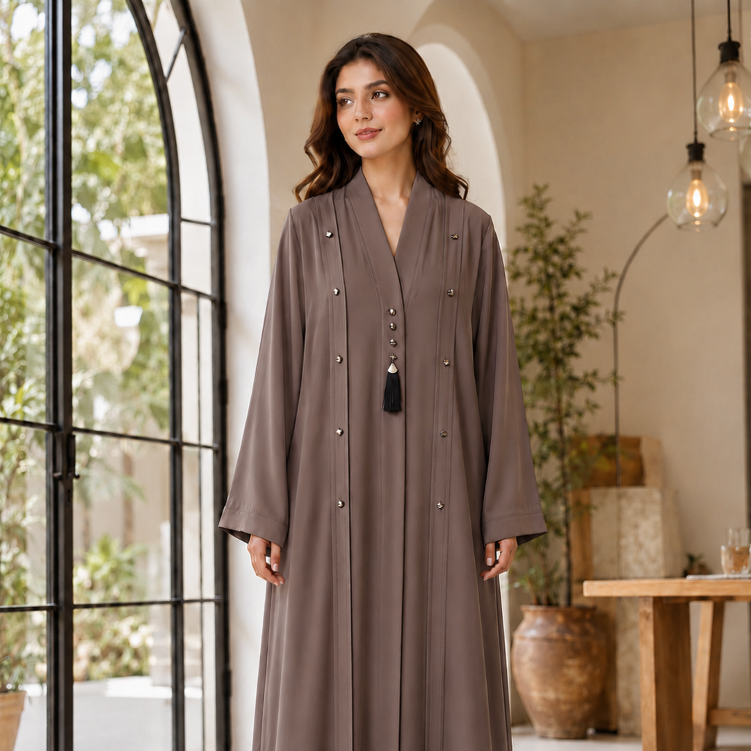 Summer Abaya - Maple