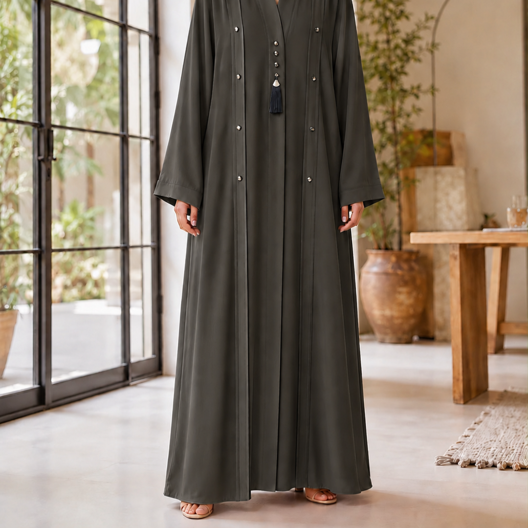 Summer Abaya - Dark Olive