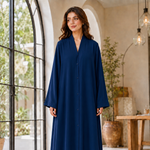 Plain Abaya - Navy