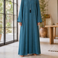 Summer Abaya - Ocean Blue