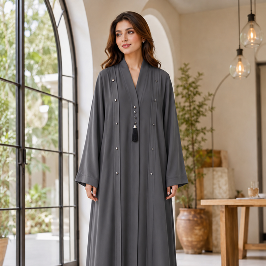 Summer Abaya - Gray
