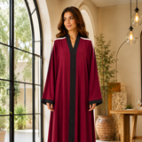 Plain Abaya - Dark Mehroon