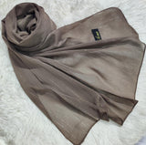 Chiffon Hijab - Dusty Brown