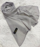 Chiffon Hijab - Light Grey