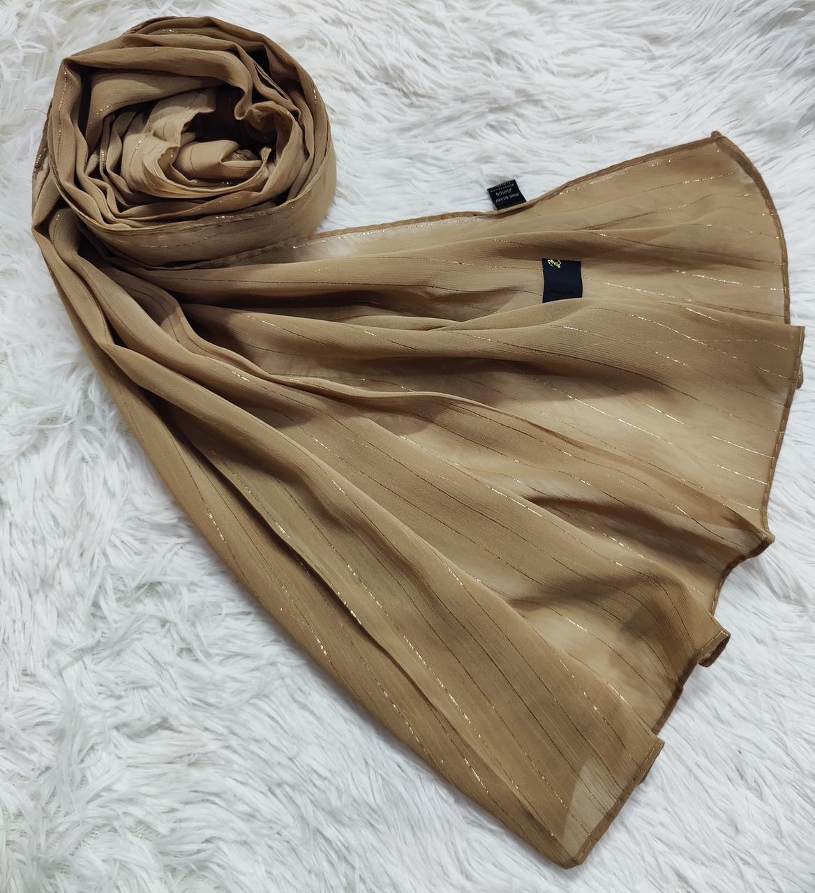 Chiffon Hijab - Camel