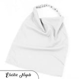 Elastic Niqab - White