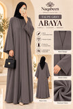 Plain Abaya - Taupe Grey