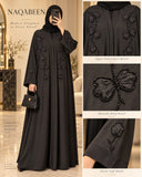Cut Dana & Tissue Work Abaya